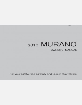 nissan murano 2010 owners manual